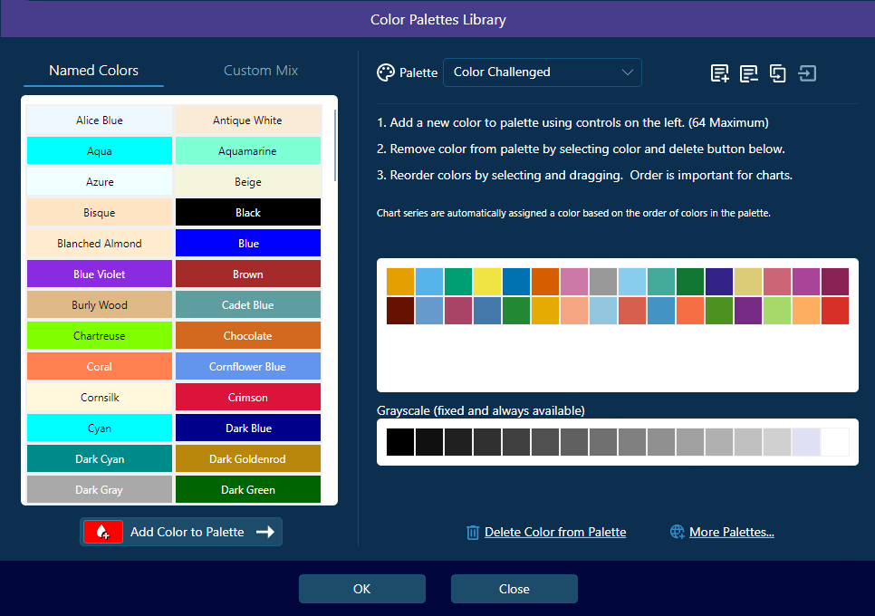 Color Palette Library