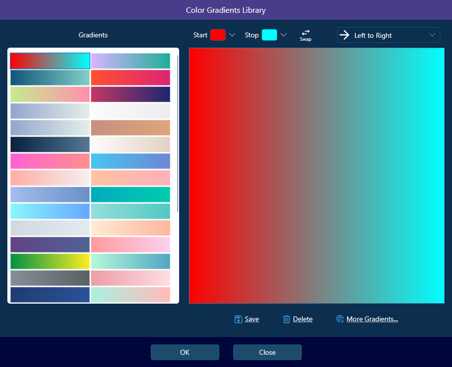 Gradient Library